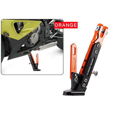 Állítható CNC fém motorkerékpár lábtartó rúgás oldalsó konzol Tartós korrózióálló konzol motorkerékpár állvány
