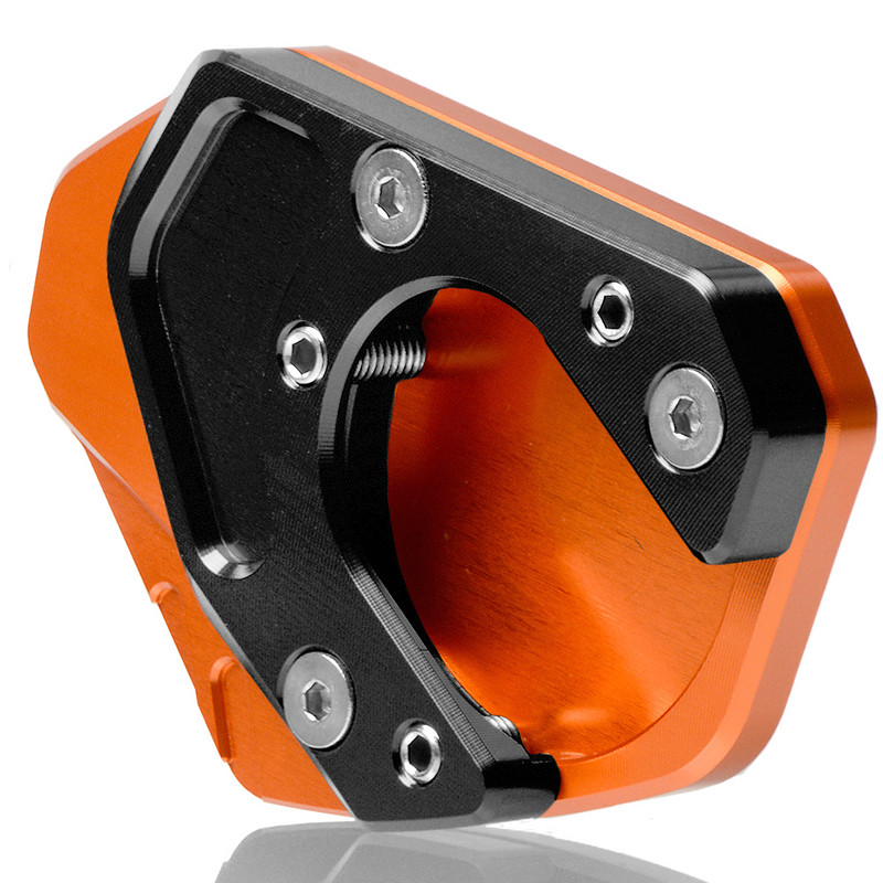 Мотоциклетна CNC странична стойка Увеличител Plate Kickstand Увеличете рафт за крака ЗА RC 125 200 250 390 690 Enduro SMC 950 990 Adventure R