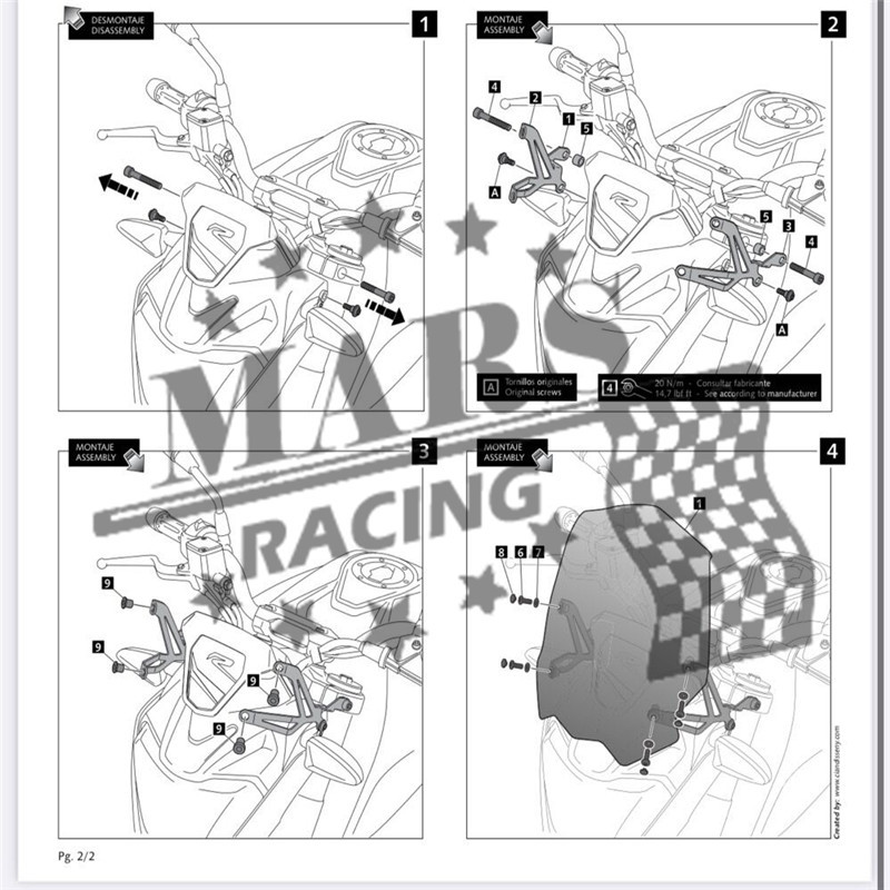 Alkalmas BMW G310R g310r 2016 2017 2018 2019 2020 2021 motorkerékpár szélvédő szélvédő alumínium terelőkészlethez