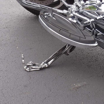 Готически уникален малък мотоциклет Стойка за крака Странична стойка Алуминиева сплав Регулируема стойка Стави за пръсти Скутер Ритници за велосипед