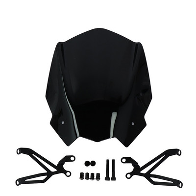 BMW G310R G 310R 2017-2022 esiklaasi esiklaasile koos kinnitusklambriga Mootorratta tarvikud Deflektor G310 R ABS plastik