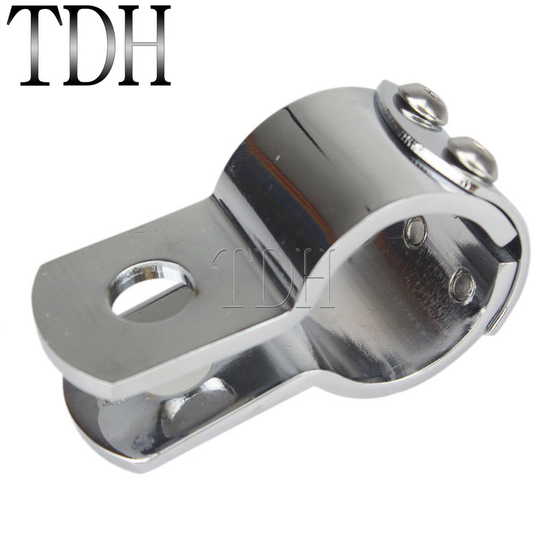 Mootorratta jalavarraste klamber 28 mm 32 mm 38 mm maanteel Mootori kaitsed jalapulgad Kinnitus kroom Harley Softail Fat Bob XL Dyna Honda jaoks