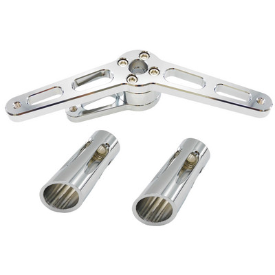 Motorkerékpár első sarok lábujj váltókar W/váltó lábszár Pedál króm Harley Sportster XL883 1200 Forty Eight Iron 2004-2018