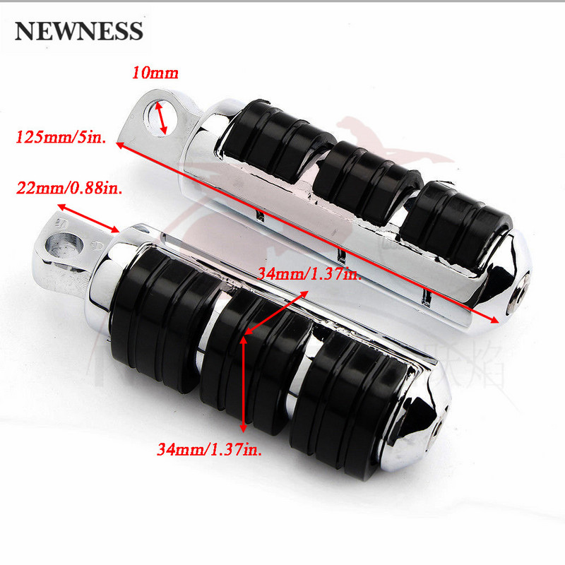 Nové stupačky pre Honda VLX400 VLX600 Steed 400 600 VLX Celoročné motocykle Predné a zadné stupačky