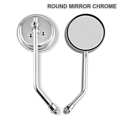 Oglindă retrovizoare laterală pentru motocicletă cu șuruburi de 10 mm Motocicletă universală rotundă pătrată retro modificată pentru Honda pentru yamaha