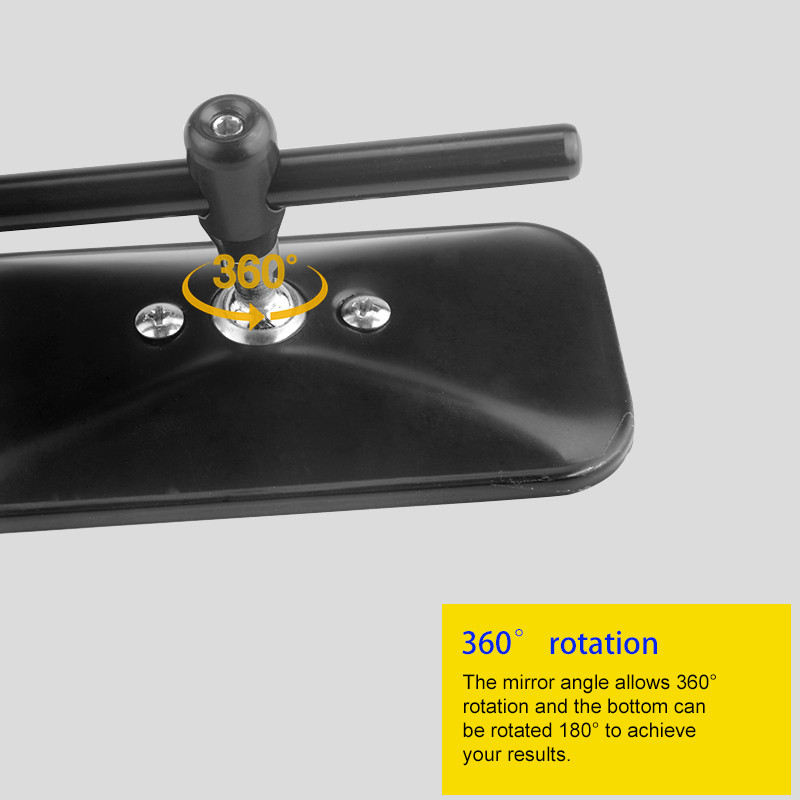 Oglindă retrovizoare laterală pentru motocicletă cu șuruburi de 10 mm Motocicletă universală rotundă pătrată retro modificată pentru Honda pentru yamaha