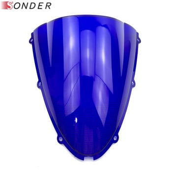 HotSale за Kawasaki Ninja ZX6R 636 2005 2006 2007 2008 05 06 07 08 ZX10R 2006 2007 06 07 Предно стъкло WindScreen Double Bubble