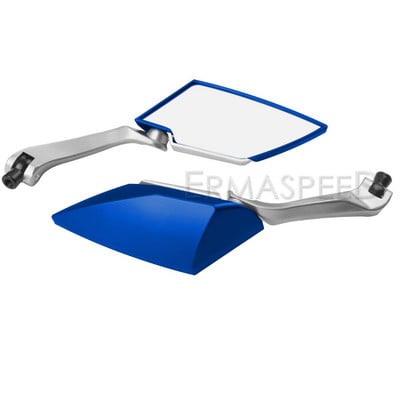 Motocyklové zrkadlo z uhlíkových vlákien, červené spätné zrkadlá na skúter, 8 mm, 10 mm, bočné zrkadlo pre motorku, skúter, príslušenstvo pre pouličné bicykle