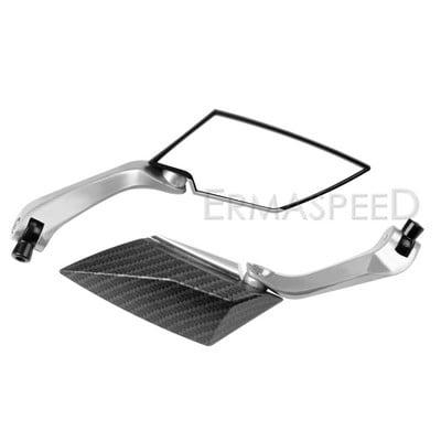 Motocyklové zrkadlo z uhlíkových vlákien, červené spätné zrkadlá na skúter, 8 mm, 10 mm, bočné zrkadlo pre motorku, skúter, príslušenstvo pre pouličné bicykle