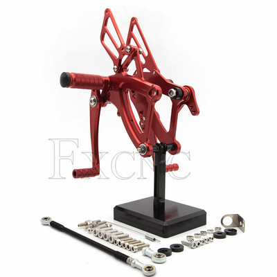 Pre Honda CBR500R 400R CB500F 400F 2013-2019 Hliníková nastaviteľná opierka na nohy pre motocykel, zadná sada opierok na nohy, pedál, nový