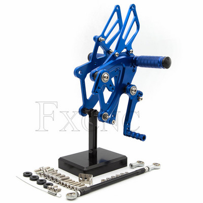 Pre Honda CBR500R 400R CB500F 400F 2013-2019 Hliníková nastaviteľná opierka na nohy pre motocykel, zadná sada opierok na nohy, pedál, nový