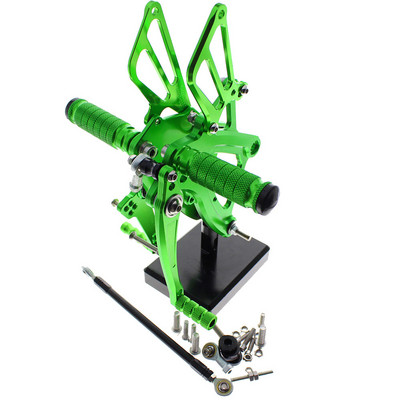 Pre Honda CBR500R 400R CB500F 400F 2013-2019 Hliníková nastaviteľná opierka na nohy pre motocykel, zadná sada opierok na nohy, pedál, nový