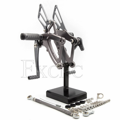 Pre Honda CBR500R 400R CB500F 400F 2013-2019 Hliníková nastaviteľná opierka na nohy pre motocykel, zadná sada opierok na nohy, pedál, nový