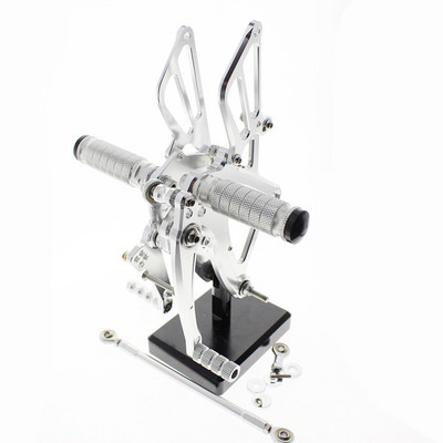 Pre Honda CBR500R 400R CB500F 400F 2013-2019 Hliníková nastaviteľná opierka na nohy pre motocykel, zadná sada opierok na nohy, pedál, nový