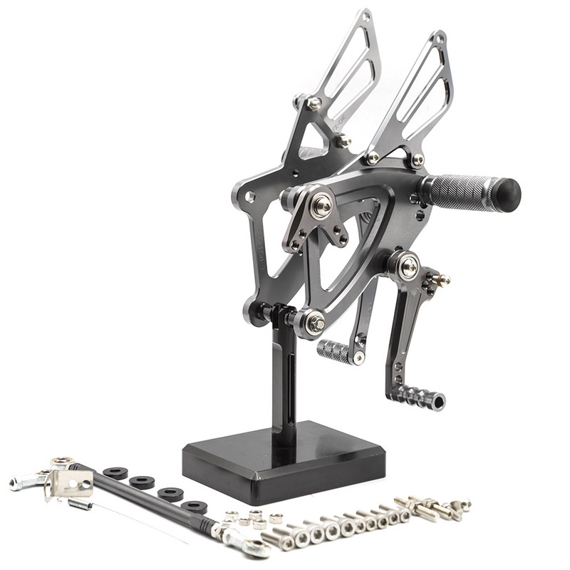 Pre Honda CBR500R 400R CB500F 400F 2013-2019 Hliníková nastaviteľná opierka na nohy pre motocykel, zadná sada opierok na nohy, pedál, nový