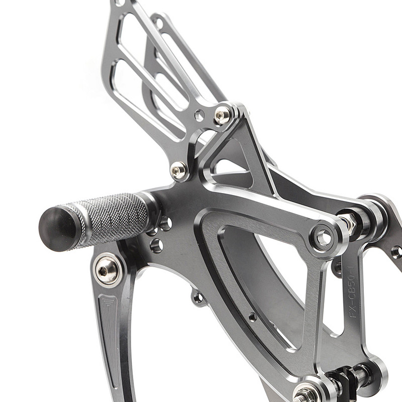 Pre Honda CBR500R 400R CB500F 400F 2013-2019 Hliníková nastaviteľná opierka na nohy pre motocykel, zadná sada opierok na nohy, pedál, nový