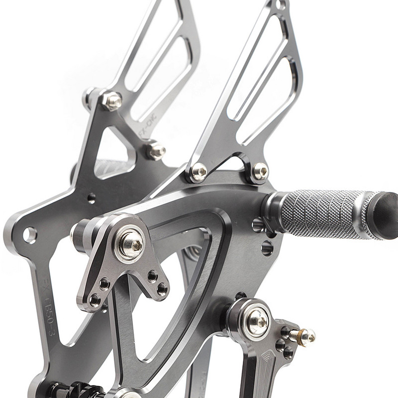 Pre Honda CBR500R 400R CB500F 400F 2013-2019 Hliníková nastaviteľná opierka na nohy pre motocykel, zadná sada opierok na nohy, pedál, nový