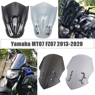 Για YAMAHA MT07 FZ07 2013 2014 2015 2016 2017 2018 2019 2020 Παρμπρίζ Μοτοσικλέτας FZ-07 MT 07 Parabris FZ 07 MT-07 Παρμπρίζ