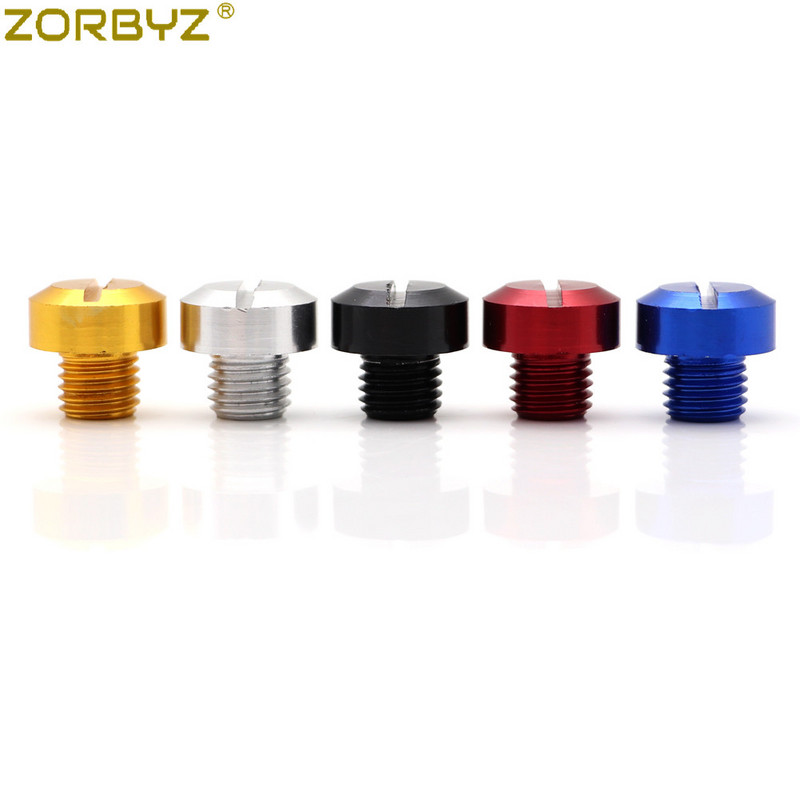 ZORBYZ 2 buc. Universal Motocicletă CNC M10 * 1,25 Oglindă orificiu dop șurub șuruburi capace Capace șurub în sensul acelor de ceasornic pentru Honda Suzuki