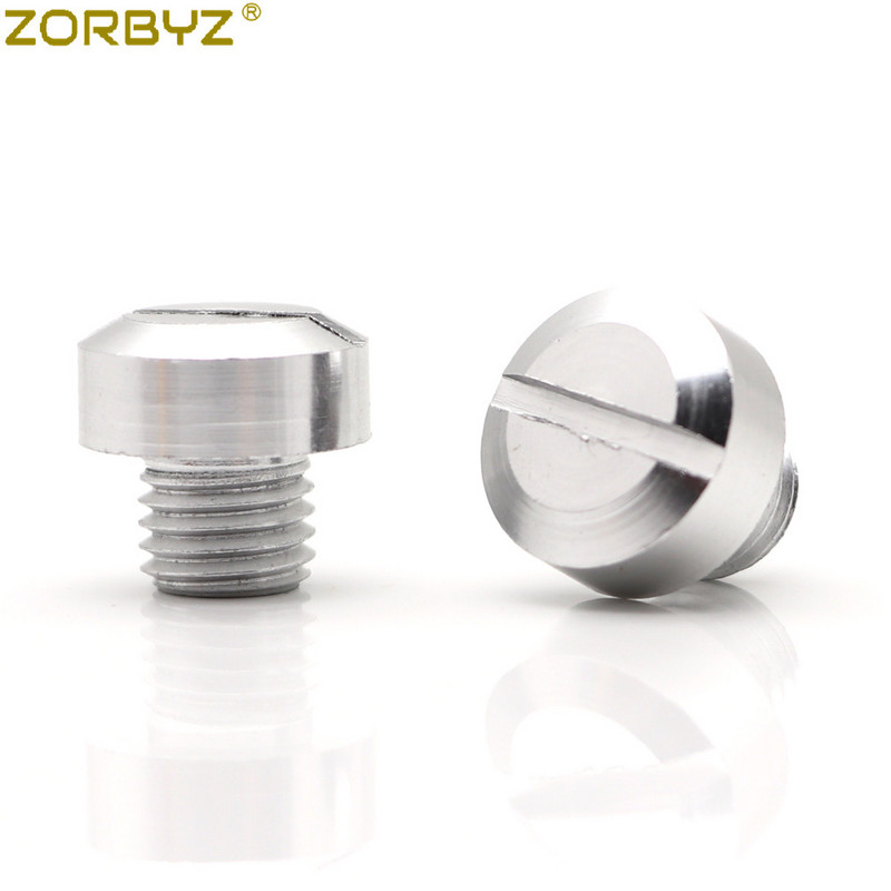 ZORBYZ 2 buc. Universal Motocicletă CNC M10 * 1,25 Oglindă orificiu dop șurub șuruburi capace Capace șurub în sensul acelor de ceasornic pentru Honda Suzuki