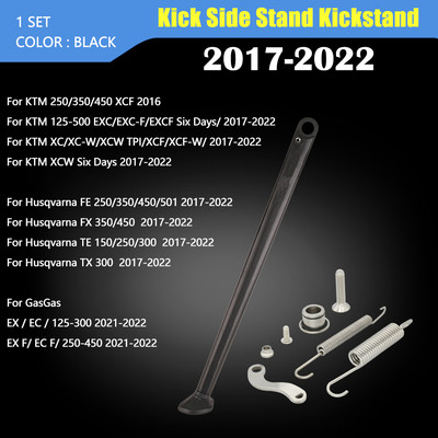 Suport lateral parcare motociclete cu kit de arc pentru KTM XC XCW XCF XCFW EXC EXC EXCF 150-530 Six Days Husqvarna TE FE