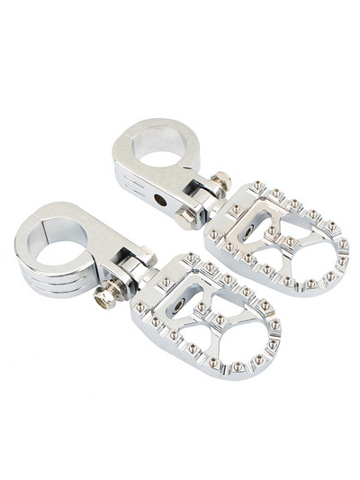 32 mm-es 38 mm-es autópálya lábcsapok motorvédő ütközőrúd bilincstartóval Harley Honda Kawasaki Cafe Racer Touring motorkerékpár krómhoz