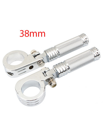 32 mm-es 38 mm-es autópálya lábcsapok motorvédő ütközőrúd bilincstartóval Harley Honda Kawasaki Cafe Racer Touring motorkerékpár krómhoz