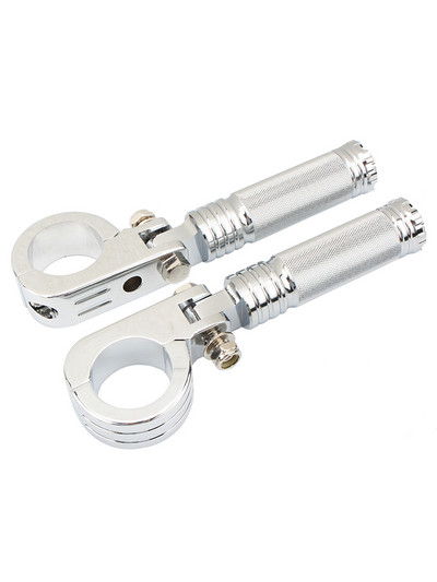 32 mm-es 38 mm-es autópálya lábcsapok motorvédő ütközőrúd bilincstartóval Harley Honda Kawasaki Cafe Racer Touring motorkerékpár krómhoz