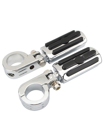 32 mm-es 38 mm-es autópálya lábcsapok motorvédő ütközőrúd bilincstartóval Harley Honda Kawasaki Cafe Racer Touring motorkerékpár krómhoz