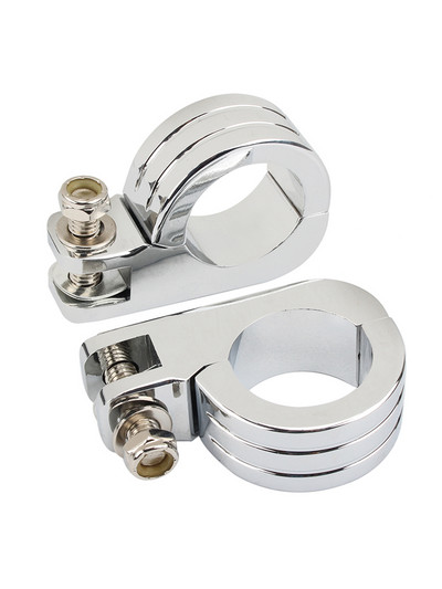 32 mm-es 38 mm-es autópálya lábcsapok motorvédő ütközőrúd bilincstartóval Harley Honda Kawasaki Cafe Racer Touring motorkerékpár krómhoz