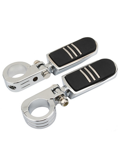 32 mm-es 38 mm-es autópálya lábcsapok motorvédő ütközőrúd bilincstartóval Harley Honda Kawasaki Cafe Racer Touring motorkerékpár krómhoz