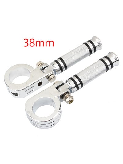 32 mm-es 38 mm-es autópálya lábcsapok motorvédő ütközőrúd bilincstartóval Harley Honda Kawasaki Cafe Racer Touring motorkerékpár krómhoz