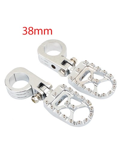 32 mm-es 38 mm-es autópálya lábcsapok motorvédő ütközőrúd bilincstartóval Harley Honda Kawasaki Cafe Racer Touring motorkerékpár krómhoz