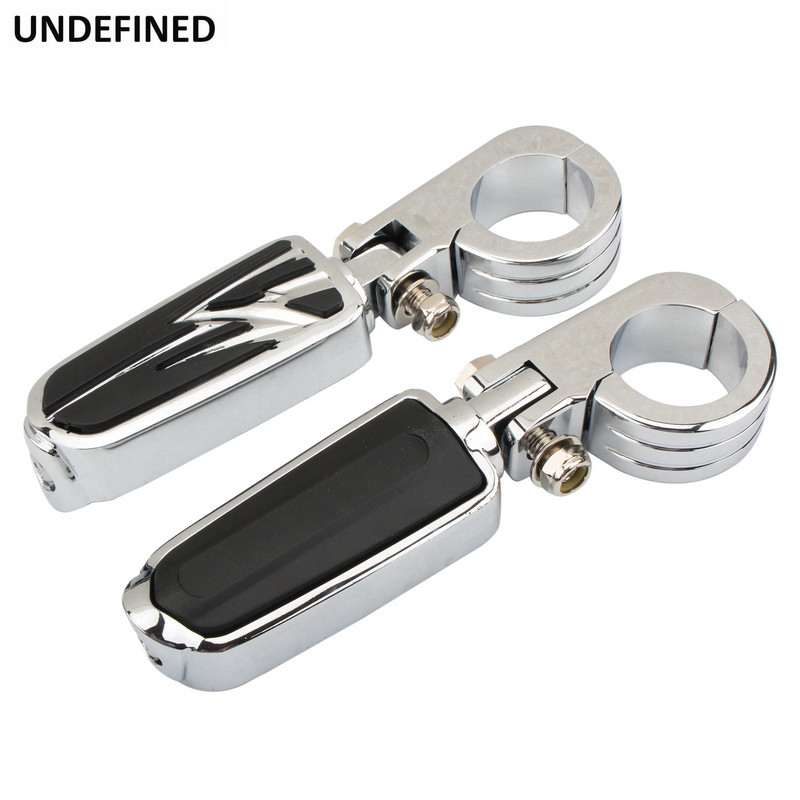 32 mm-es 38 mm-es autópálya lábcsapok motorvédő ütközőrúd bilincstartóval Harley Honda Kawasaki Cafe Racer Touring motorkerékpár krómhoz