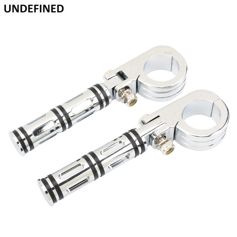 32 mm-es 38 mm-es autópálya lábcsapok motorvédő ütközőrúd bilincstartóval Harley Honda Kawasaki Cafe Racer Touring motorkerékpár krómhoz