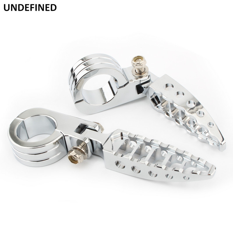 32 mm-es 38 mm-es autópálya lábcsapok motorvédő ütközőrúd bilincstartóval Harley Honda Kawasaki Cafe Racer Touring motorkerékpár krómhoz