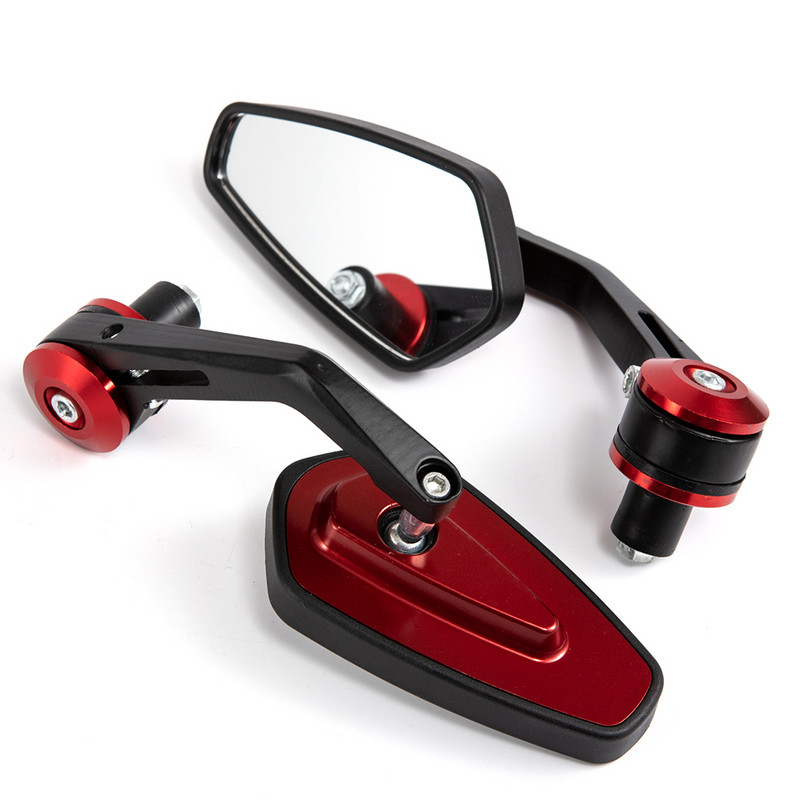 Motociklų priedai Universalūs 7/8 colių 22 mm aliuminio vairo galas galinio vaizdo šoninis veidrodėlis, skirtas RC 390 125 750 250 MSX125 CB500F