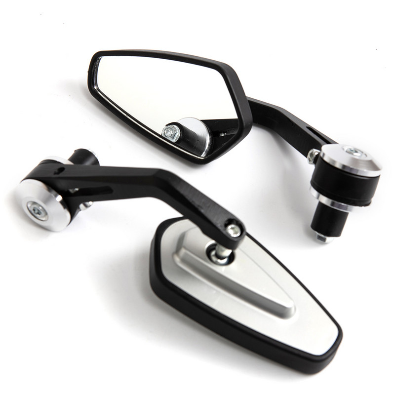 Motociklų priedai Universalūs 7/8 colių 22 mm aliuminio vairo galas galinio vaizdo šoninis veidrodėlis, skirtas RC 390 125 750 250 MSX125 CB500F