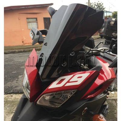 Motorkerékpár dupla buborékos szélvédő szélvédő képernyő 2015 2016 2017 Yamaha FJ 09 FJ09 MT09 MT-09 Tracer 900 Smoke Black