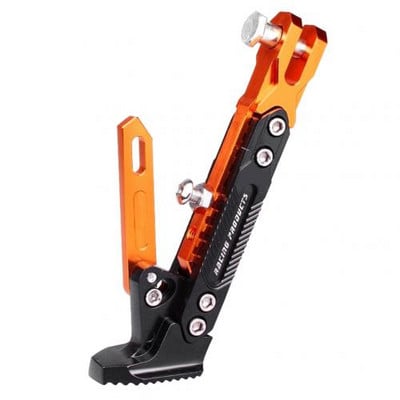 Állítható CNC fém motorkerékpár láb támasztóállvány elektromobil rúgás oldalsó állvány Tartós korrózióálló M3 doot tartókonzol