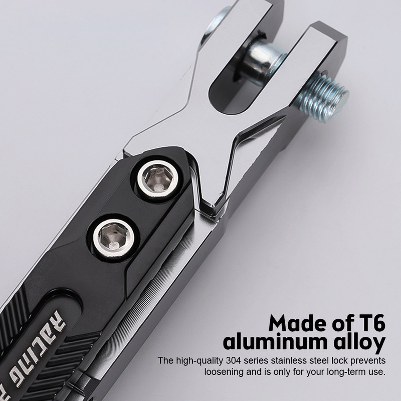 Motorkerékpár Kickstand Kick tartó láb oldalsó állvány támasz Parkoló mankó tartó Pit Bike Moto Motorkerékpár tartozékok Univerzális