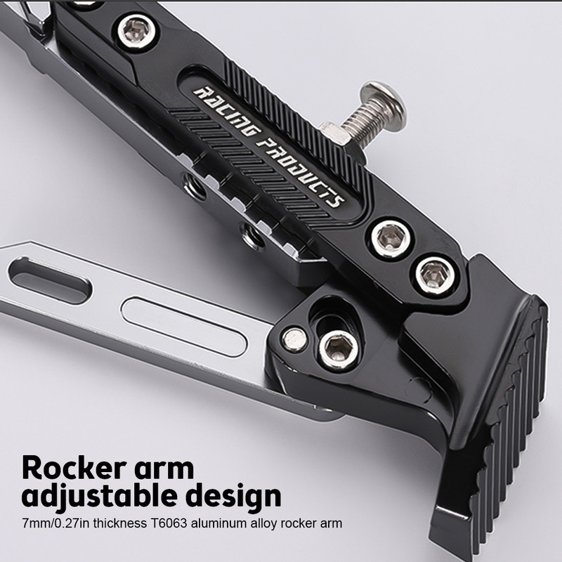 Motorkerékpár Kickstand Kick tartó láb oldalsó állvány támasz Parkoló mankó tartó Pit Bike Moto Motorkerékpár tartozékok Univerzális