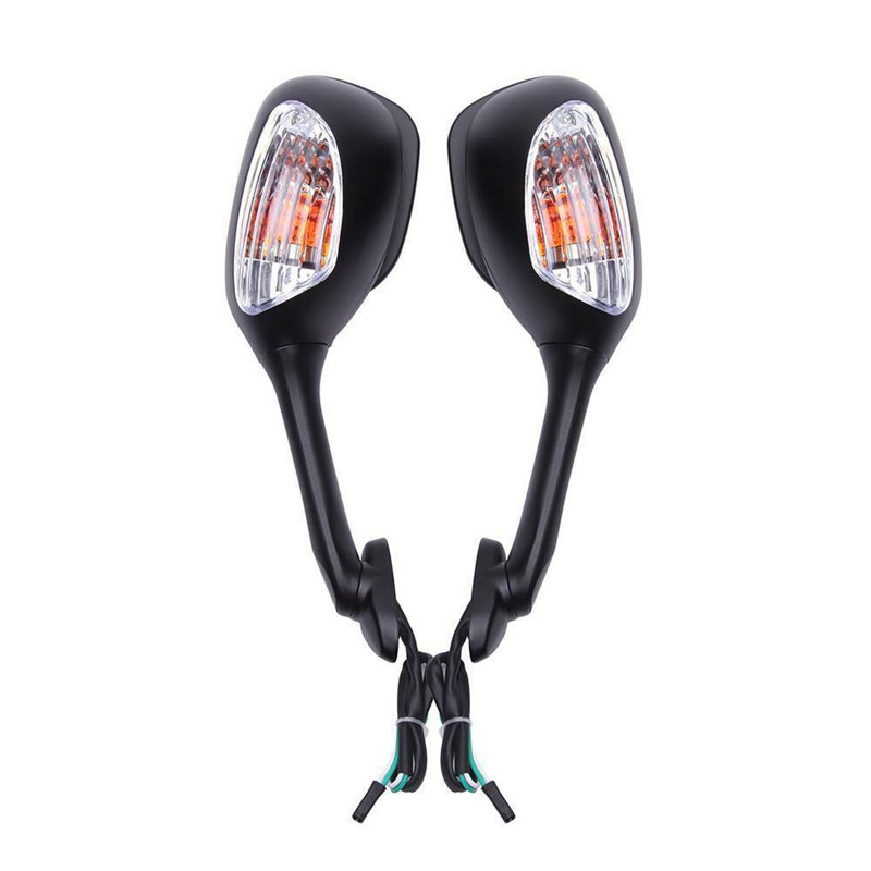 Motociklo galinio vaizdo veidrodėlis LED posūkio signalo galinio vaizdo veidrodėlis, skirtas Suzuki GSXR 600 750 2006 -2010 1000 2005-2007 K6 K7 K8