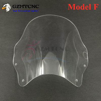 VMAX1200 VMAX1300 Motorkerékpár szélvédő ABS műanyag szélvédő, rögzítő készlettel Yamaha V-MAX VMAX 1200/1300 1985-2007