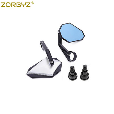 ZORBYZ Nové hliníkové bočné zrkadlo na riadidlá Black Diamond pre Yamaha XSR700 XSR900 XJ6 FZ1 FZ6 FZ07 FZ09 FZ10 MT07 MT09 MT10