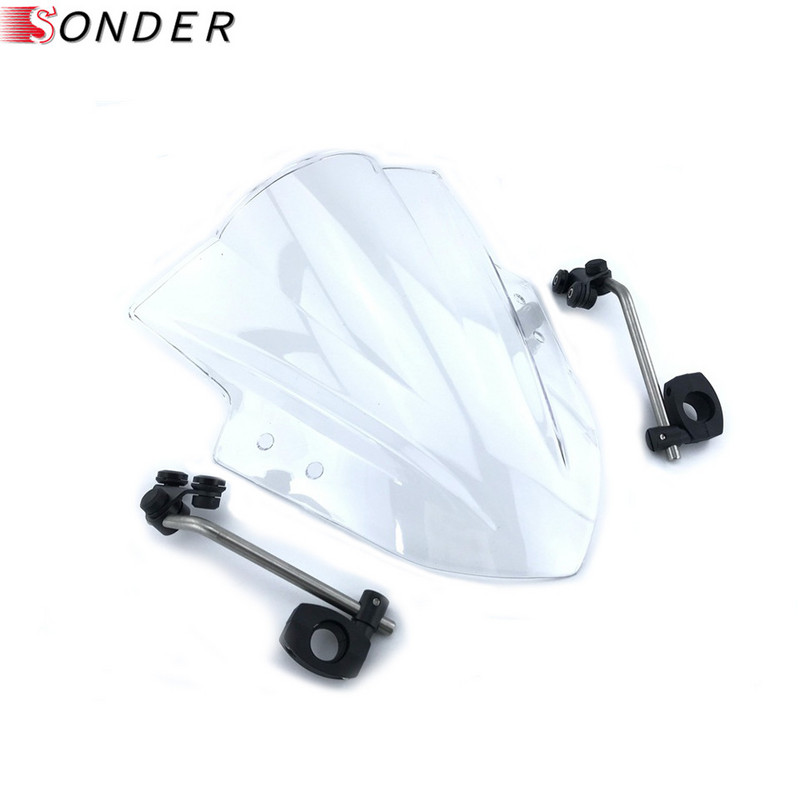 Priekinis stiklas Priekinis stiklas ir reguliuojamas laikiklis skirtas Yamaha FZ6 FZ1 FZ8 FZ8N FZ 1 6 8 XJ6 MT125 MT-01 MT 01 07 09 03 10 MT03 MT09 MT07