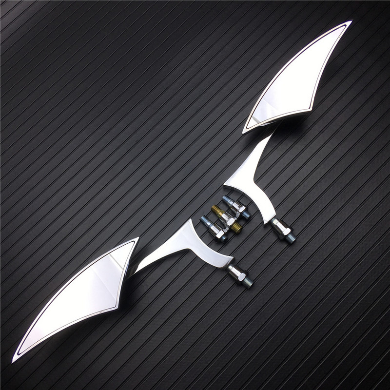 2 db 8/10 mm-es univerzális alumínium ötvözet motorkerékpár rúdvég oldalsó visszapillantó tükrök utcai motorkerékpár sportkerékpár aprítóhoz