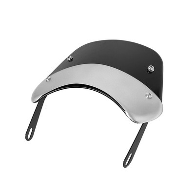 Predný deflektor čelného skla motocykla s kovovým montážnym držiakom univerzálny pre Harley Honda Yamaha Kawasaki Suzuki