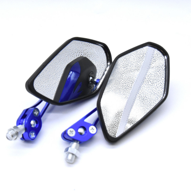 2 ks/sada 8/10 mm univerzálne motocyklové spätné zrkadlá s 360-stupňovým otáčaním pre motocykel, motorku, skúter, motorku, bočné zrkadlá
