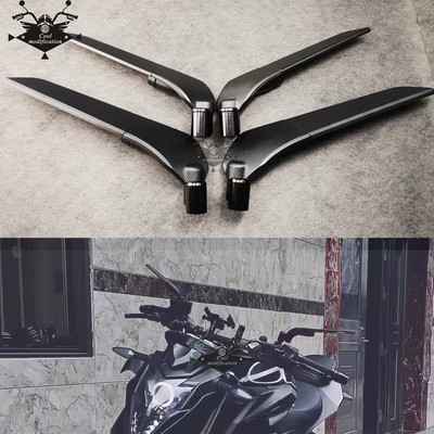 Universāls Jauns fiksēts vēja spārns priekš Suzuki B-KING GSR750 GSR600 GSR400 GSXS750 GSXS1000 GSX-S motociklam Rotējams atpakaļskata spogulis